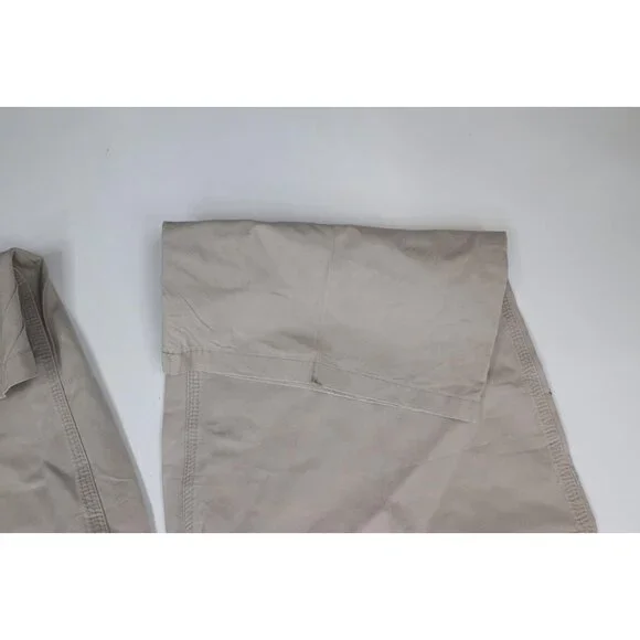 Vintage Y2K Carhartt Mens 48x26 Distressed Original Fit Wide Leg Pants Beige Tan